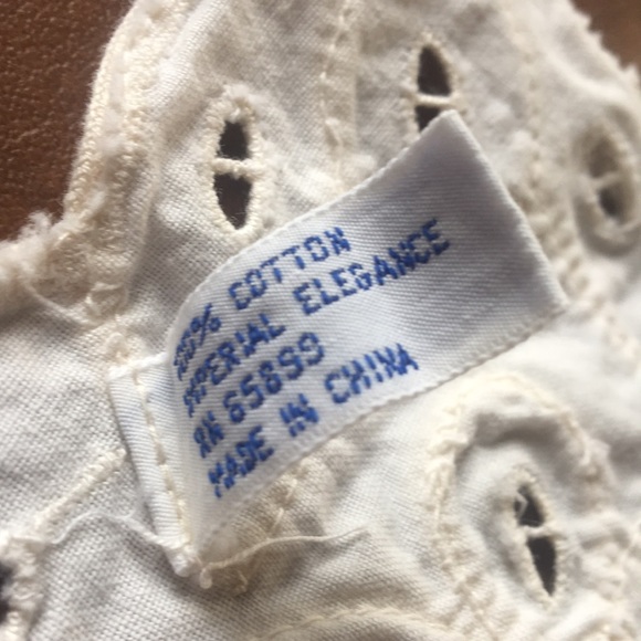 Battenberg lace NWOT square cottagecore small 33” x 33” topper tablecloth - Picture 14 of 15